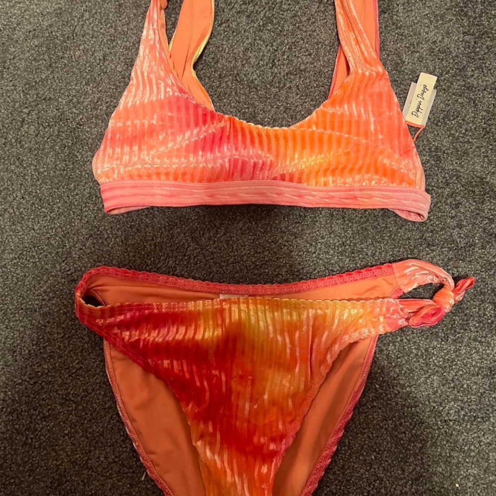 Dippin' Daisy's Pink and Orange Bikini